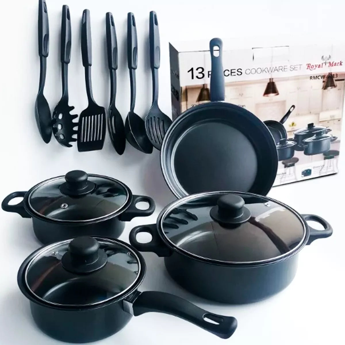 Juego de Ollas, Set de Cocina Completo