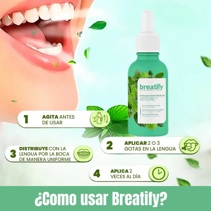 [2X1] Tratamiento Bucal en Gotas - Elimina el Mal Aliento Cronico