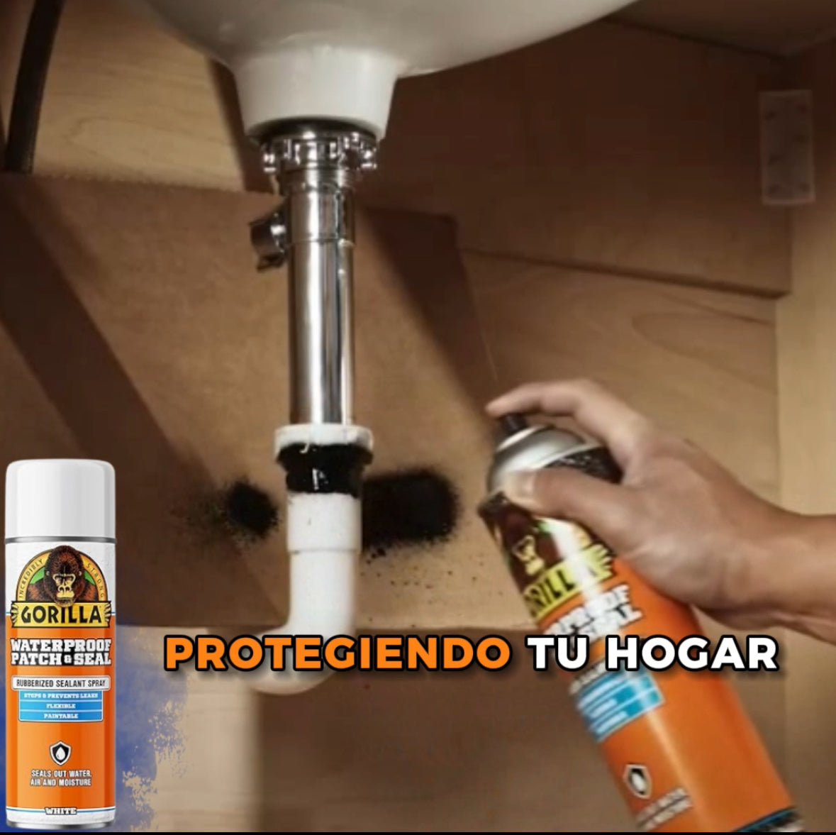 Spray Sellador de Goteras y Filtraciones